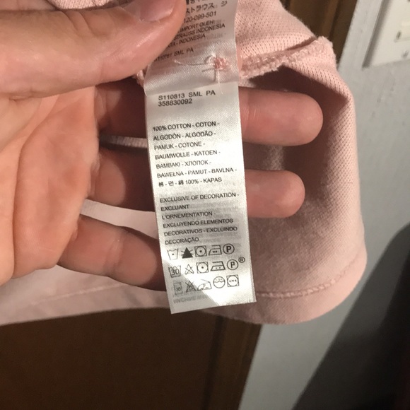 Pink Levis Collard T-Shirt - Picture 6 of 7